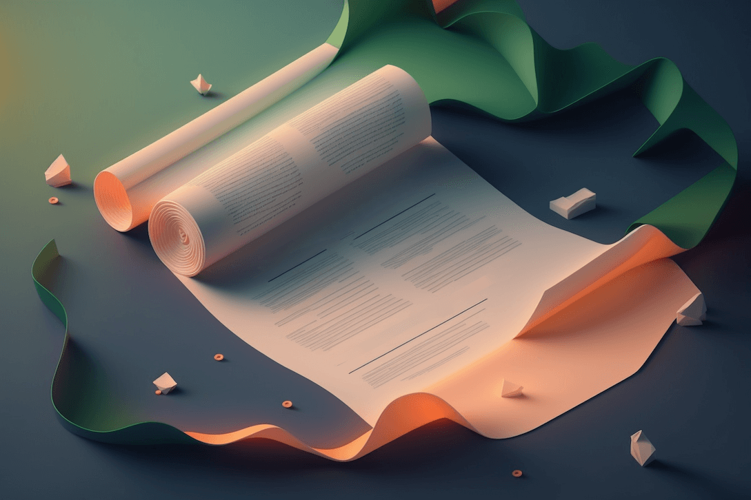 illustration of a vendor contract