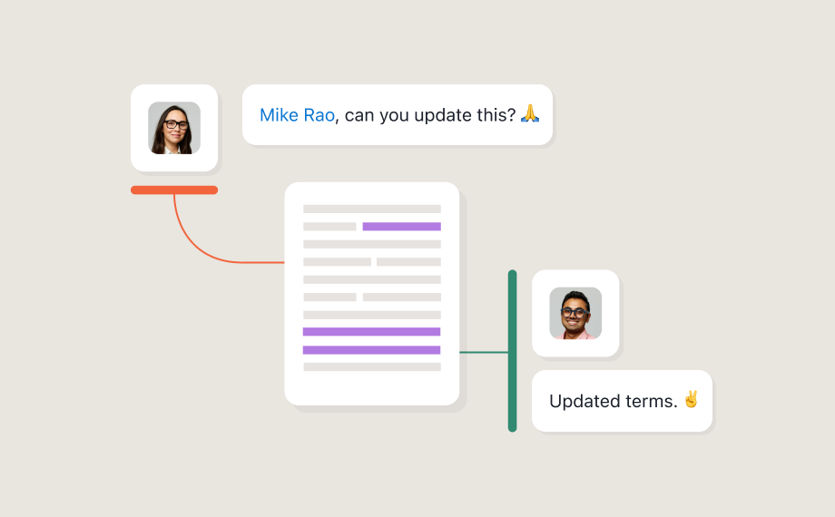 illustration of stacks of enterprise contracts